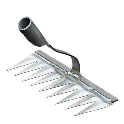 Gardening Hoe and Rake Set with Glove – Agricultural Tool for Soil Loosening