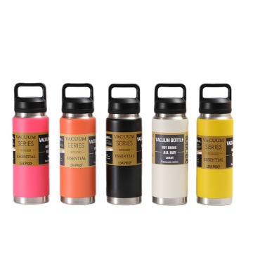 2023 hot sale insulated sport thermos bottle stainless steel water bottle travel cup double wall thermal mug with lid