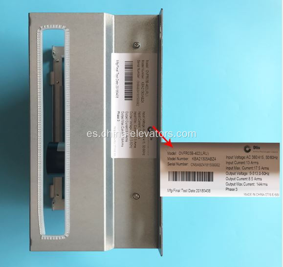Inverter KBA21305ABZ4 OVFR03B-402 (LRU) para ascensores Otis
