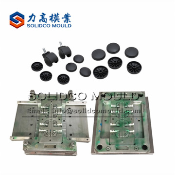 Plastic high-quality office chair wheel injection mold maker