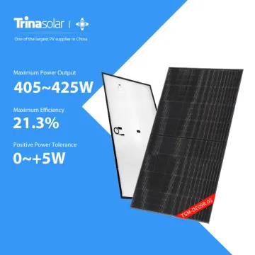 Best Selling Trina Solar Panels: 405W, 410W, 415W, 420W, 425W Half Cell PERC BIPV All Black Fotovoltaische Zonnepanelen