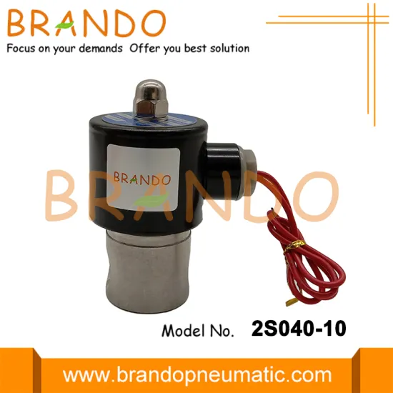 3/8'' SS304 Solenoid Valve 2S040-10 NC 24 Vlot