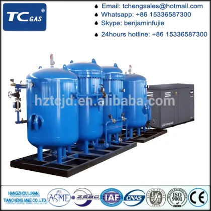 93% high purity Air Separation Plant for industrial cutting