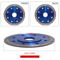 Cuchilla profesional de sierra de diamante súper delgada de 4 pulgadas para cortar azulejos de cerámica de porcelana mármol de granito