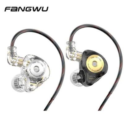 TRN MT1 MAX In-Ear Earphone: High-Fidelity Wired Earbuds with Dual Magnet Dynamic Drivers and Bass Enhancer