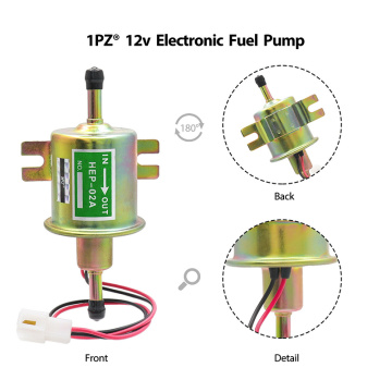 Bomba de combustible eléctrica de gasolina diesel HEP-02A 12V 24V