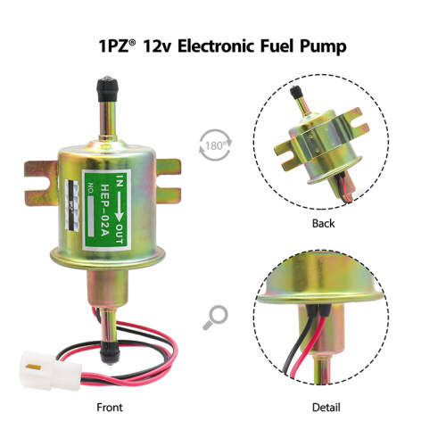 Pompa del carburante elettrico diesel benzina HEP-02A 12V 24V