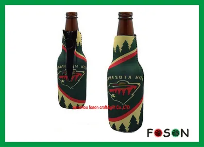 Commercial Colorful Sublimation Watrproof Beer Can Cooler Holder For Family