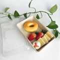 PET lid for 1200ml rectangular tray