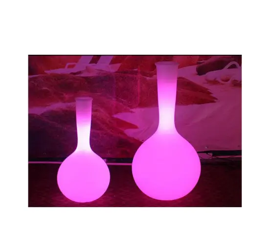 Morden Wedding Plastic Rotational Moulding LED Vase