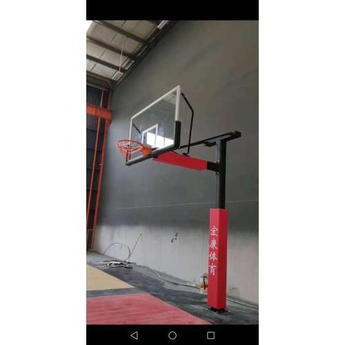Fixed inground basketball hoop Stand for school