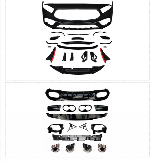 Mercedes A-Class W177 A45 Style Body Kit with Front Bumper, Rear Diffuser, Exhaust Tips, and Grille