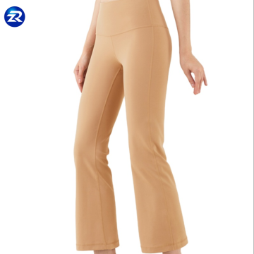 Breathable Flared Yoga Pants: High-Waist Fitness & Hip-Lifting Support for Fashionable Workout