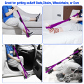 Purple Mobility Strap for Elderly Leg Lifter Safety