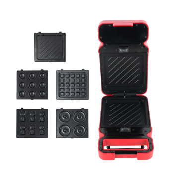 Commercial Double Waffle Maker Detachable Breakfast Sandwich Maker Toaster Baking Breakfast Pan Oven