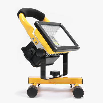 Riflettimento di lavoro ricaricabile portatile con 4 modalità di luce: lampada da inondazione, doppi LED di pannocchia e manovra per illuminazione versatile