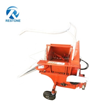 Compact One-Row Corn Harvester for Walking Tractors