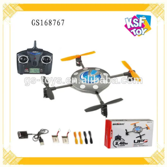 Super 2.4GHZ 4CH RC UFO Toy For Kids 4 Axes UFO Toy With Gyro