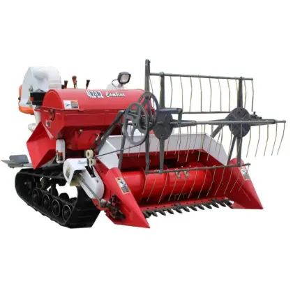 Farm Machinery Combine Harvester Mini Paddy Rice Harvester