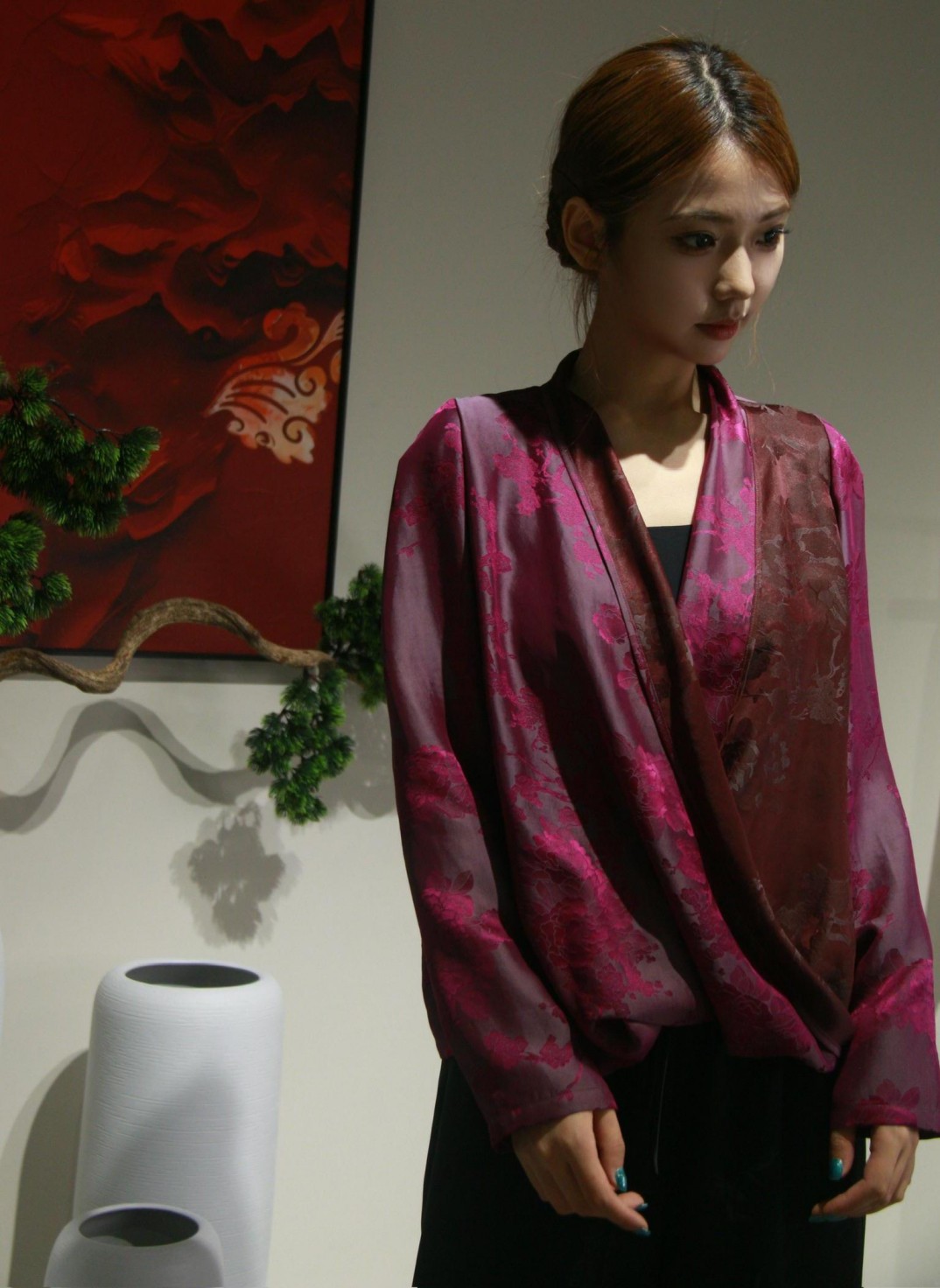 Tops morados para mujeres