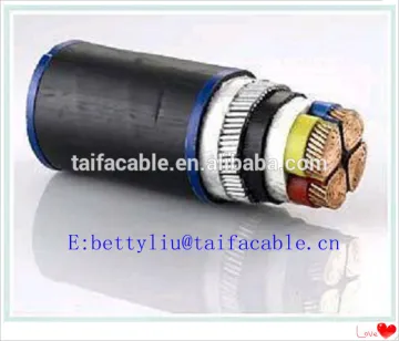 copper conductor xlpe insulation SWA/PVC sheath electrical Power Cable 150mm SWA Cable