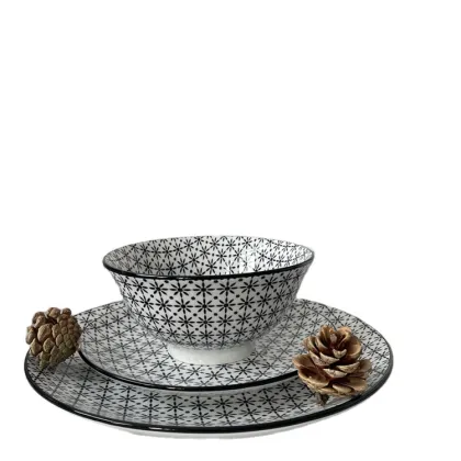 home hotel tableware set ceramic porcelain