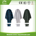 Poncho impermeable de la lluvia del poliéster de la prenda impermeable