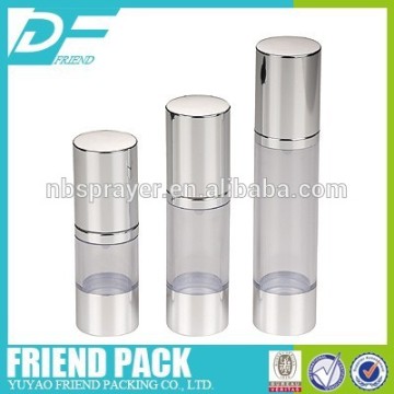 15ml/30ml/50ml airless bottle for cosmetic packing , airless cosmetic bottles 50ml