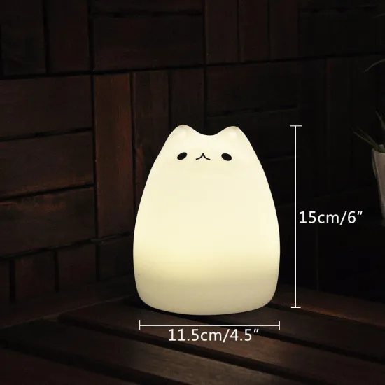 Adorable Rechargeable Animal Night Light - Perfect Baby Bedroom Gift