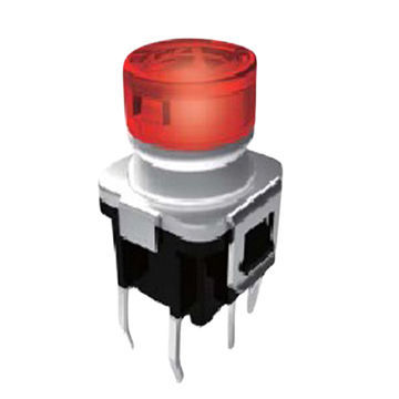 Illuminated Tact Switches with Water-resistant IP67 Sealed, Bi-color LED Illuminated Available