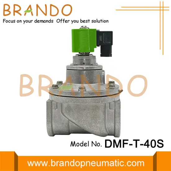 Dust Collector Straight Through DMF-T-40S Solenoid Pulse Jet Valve 1.5''