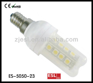 3.5W Plastic Housing 23pcs smd5050 LED Corn Lamp E27