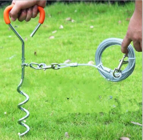 Dog Tie Out Cable & Stake Dog Tie Out Cable & Stake