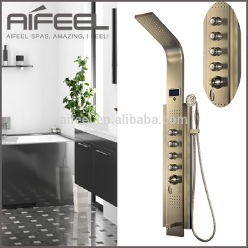 China aifeel bathroom shower column thermostatic exposed rain shower set