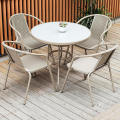 Modern Simple Outdoor Leisure Chair and Table Set