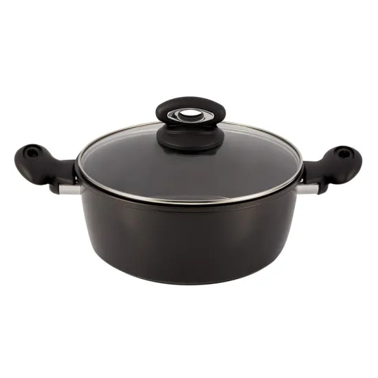 High-Quality Carbon Steel Stockpot: Large Capacity, Two-Ear, Non-Stick Soup Pot