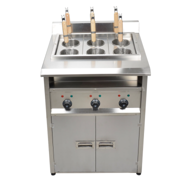 Six grid noodle cooker for breakfast shop