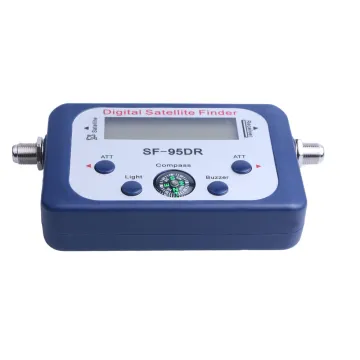 Professional Digital Satellite Signal Finder Meter for Dish Network, FTA Decryption & Compass Navigation with Audio Tone Indicator