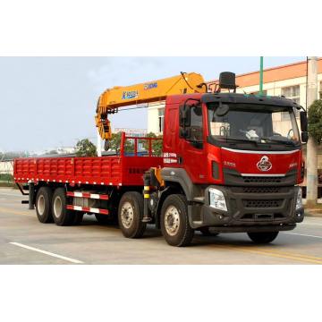 Dongfeng 8X4 คู่มือรถบรรทุกติดเครน 16 ตัน