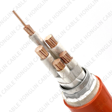 Copper Core Fireproof Power Cable with Aluminum Sheath and Steel Structure for BTLY 0.6/1kv Applications