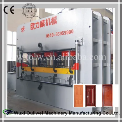 Synchronous laminat film single-layer door press machine
