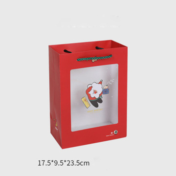 Wholesale Window Bag Kids Christmas Paper Gift Bags