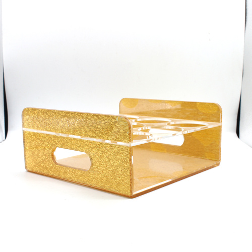 Clear acrylic wine bottle display stand Holder