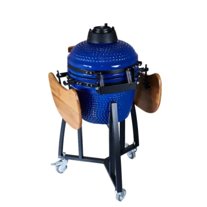 16 Inch Ceramic Charcoal Grill for Outdoor Kitchen - Joe Kamado Barbecue