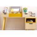 Wooden Dressing Table with Drawers Yellow Makeup Dresser Wardrobe Dressing Table Designs Supplier