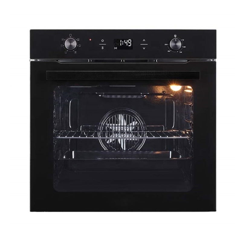 60*60cm lamp and timer 10 Cooking Functions 2 layer glass door For Making Pizza built in gas oven Convection Oven