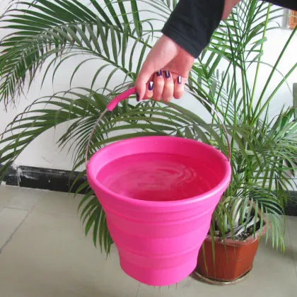 Oem / Odm Silicone Rubber Products , Picnic Household Silicone Bucket