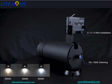 15W Anti-glare 10°~60° Zoomable COB LED Track Light