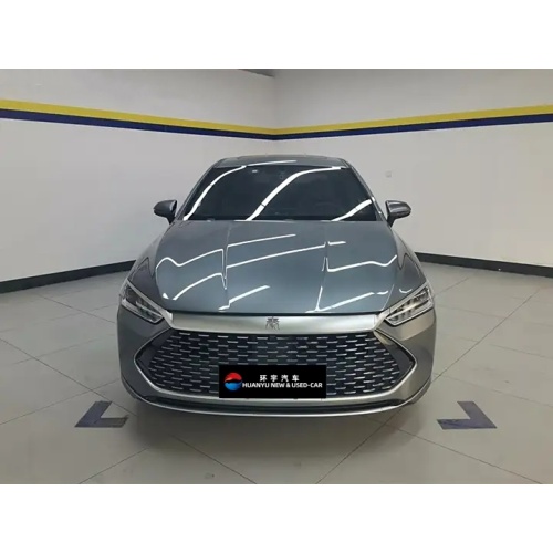 QIN Plus Chinese Cheap Electric Car Second Hand BYD Used BYD HPEV Hybrid EV 2021 DM-i 55km Flagship Edition