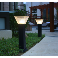 Solar courtyard lamp post for garden